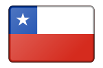 Chile flag (bevelled)